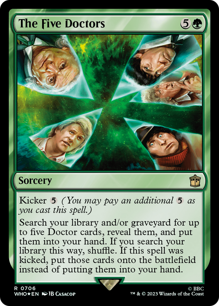 Image of The Five Doctors (Surge Foil) [Doctor Who]