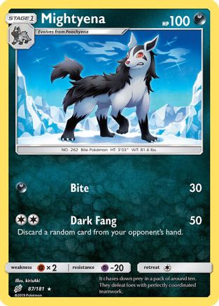 Image of Mightyena (87/181) [Sun & Moon: Team Up]