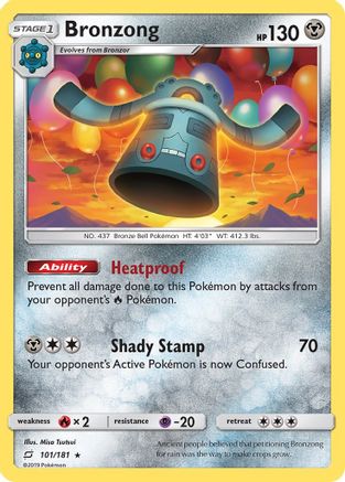 Image of Bronzong (101/181) [Sun & Moon: Team Up]