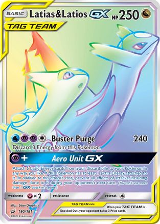Image of Latias & Latios GX (190/181) [Sun & Moon: Team Up]