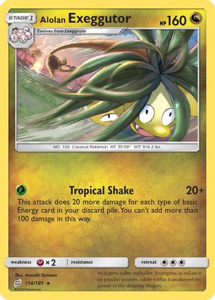 Image of Alolan Exeggutor (114/181) [Sun & Moon: Team Up]