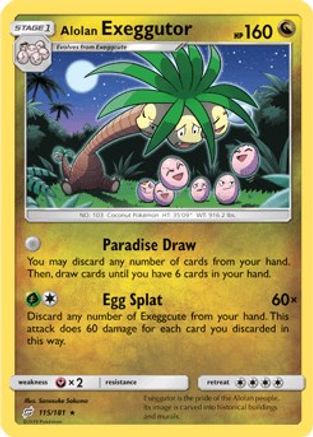 Image of Alolan Exeggutor (115/181) [Sun & Moon: Team Up]