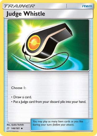 Image of Judge Whistle (146/181) [Sun & Moon: Team Up]