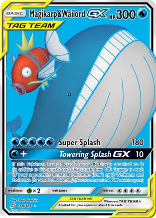 Image of Magikarp & Wailord GX (160/181) [Sun & Moon: Team Up]