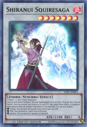 Image of Shiranui Squiresaga [SAST-ENSP1] Ultra Rare