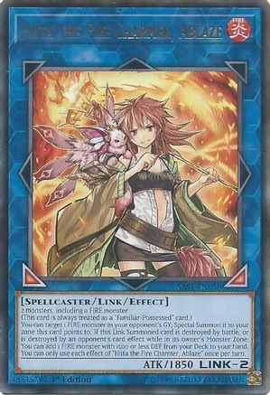 Image of Hiita the Fire Charmer, Ablaze [SAST-EN056] Rare