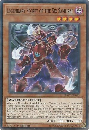 Image of Legendary Secret of the Six Samurai [SAST-EN093] Common