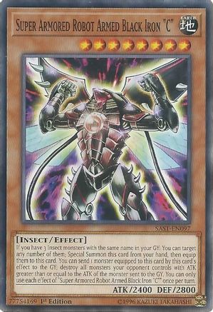 Image of Super Armored Robot Armed Black Iron 
