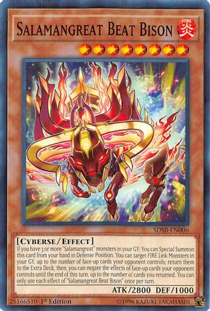 Image of Salamangreat Beat Bison [SDSB-EN006] Common