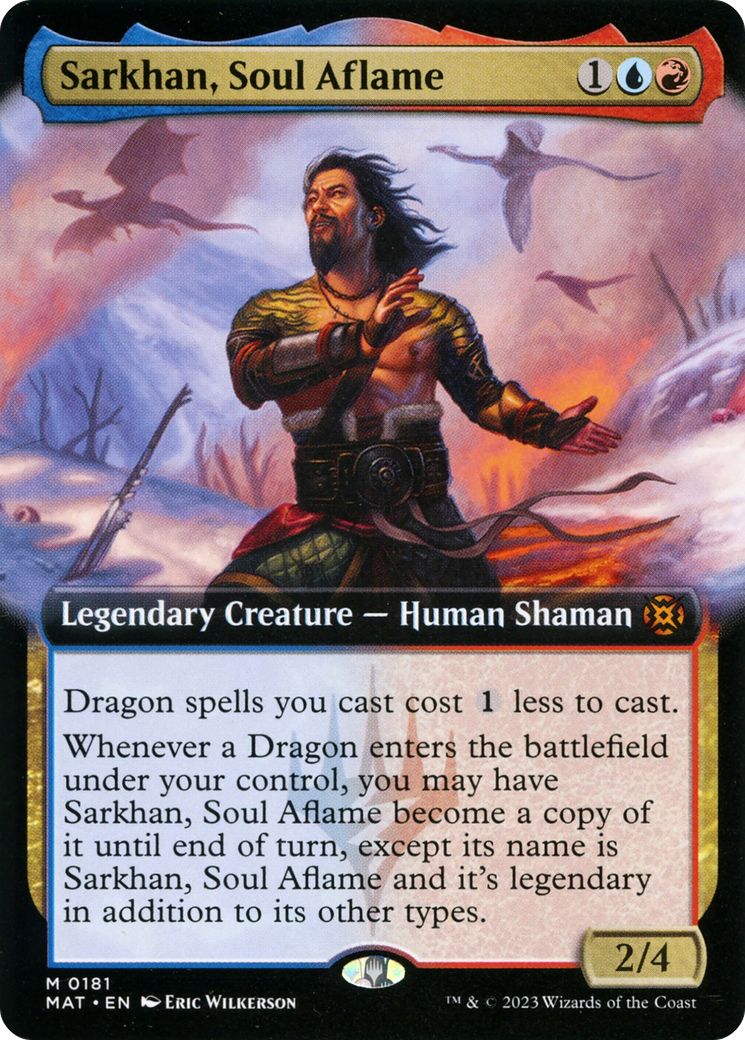 Image of Sarkhan, Soul Aflame (Extended Art) [March of the Machine: The Aftermath]
