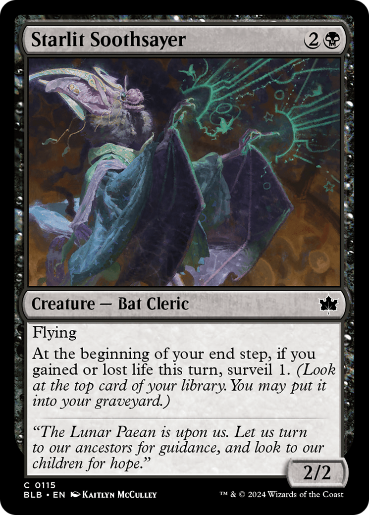 Image of Starlit Soothsayer [Bloomburrow]