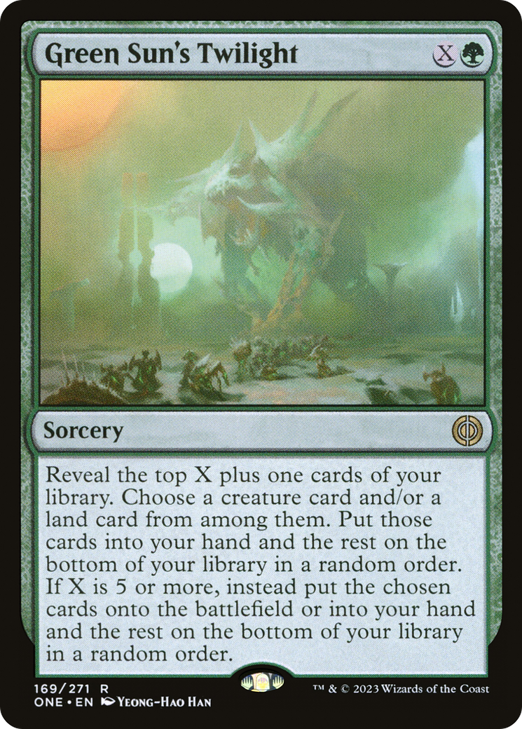 Image of Green Sun's Twilight [Phyrexia: All Will Be One]