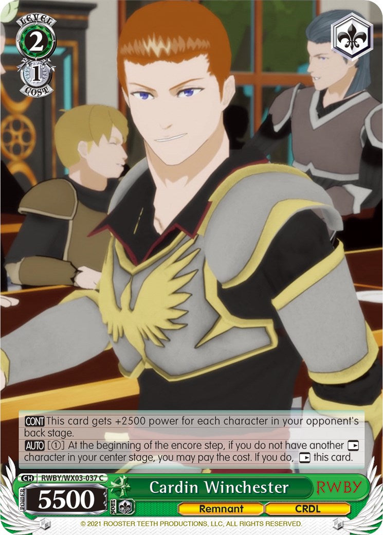 Image of Cardin Winchester (RWBY/WX03-037 C) [RWBY]