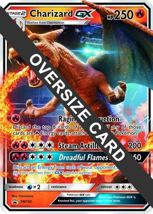 Image of Charizard GX (SM195) (Jumbo Card) [Sun & Moon: Black Star Promos]
