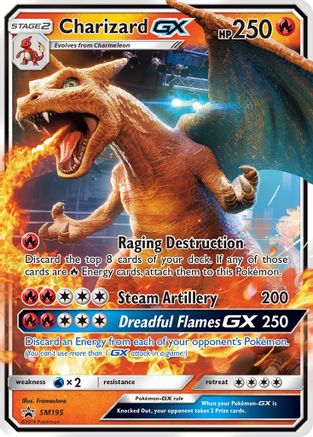 Image of Charizard GX (SM195) [Sun & Moon: Black Star Promos]
