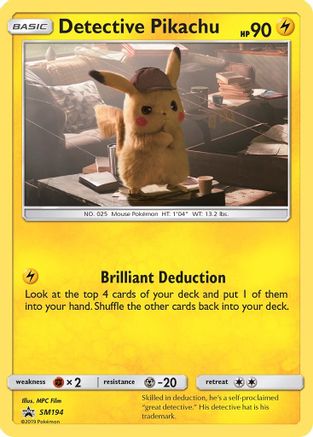Image of Detective Pikachu (SM194) [Sun & Moon: Black Star Promos]