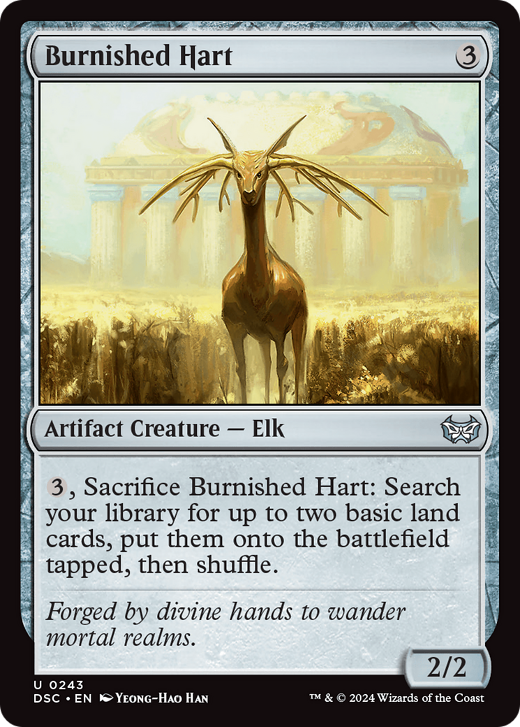 Image of Burnished Hart [Duskmourn: House of Horror Commander]