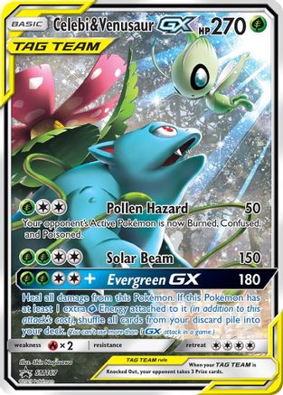 Image of Celebi & Venusaur GX (SM167) [Sun & Moon: Black Star Promos]