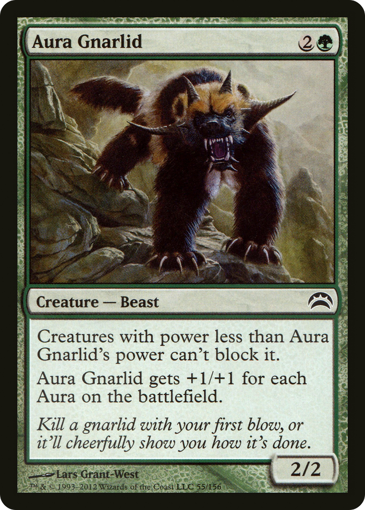 Image of Aura Gnarlid (PC2-055) - Planechase 2012 Foil