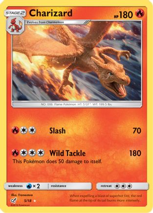Image of Charizard (5/18) [Sun & Moon: Detective Pikachu]