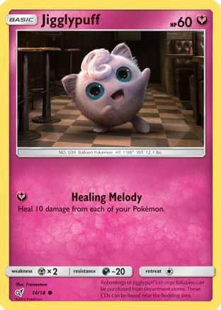 Image of Jigglypuff (14/18) [Sun & Moon: Detective Pikachu]