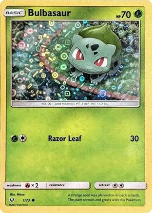 Image of Bulbasaur (1/73) (General Mills Promo) [Sun & Moon: Shining Legends]