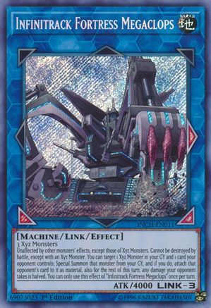 Image of Infinitrack Fortress Megaclops [INCH-EN011] Secret Rare