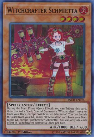 Image of Witchcrafter Schmietta [INCH-EN016] Super Rare