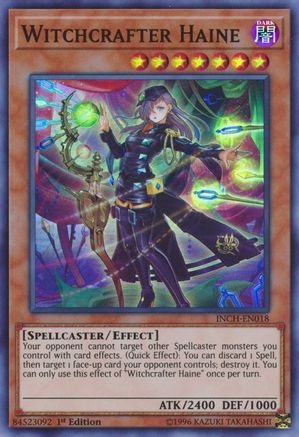Image of Witchcrafter Haine [INCH-EN018] Super Rare