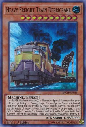 Image of Heavy Freight Train Derricrane [INCH-EN046] Super Rare