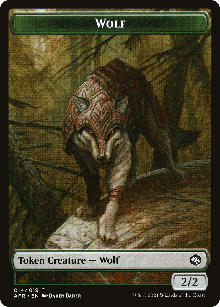 Image of Wolf Token [Dungeons & Dragons: Adventures in the Forgotten Realms Tokens]