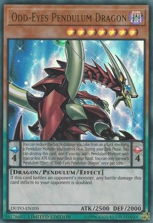 Image of Odd-Eyes Pendulum Dragon [DUPO-EN105] Ultra Rare