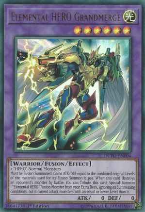 Elemental Hero Grandmerge [DUPO-EN004] Ultra Rare