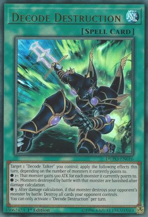 Image of Decode Destruction [DUPO-EN016] Ultra Rare