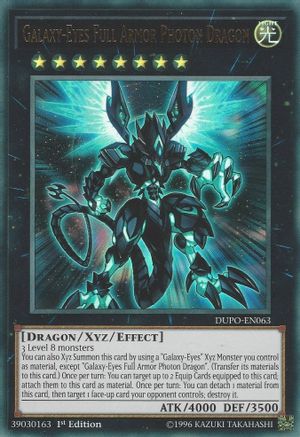 Image of Galaxy-Eyes Full Armor Photon Dragon [DUPO-EN063] Ultra Rare