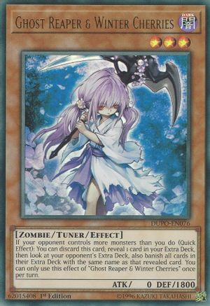 Image of Ghost Reaper & Winter Cherries [DUPO-EN076] Ultra Rare