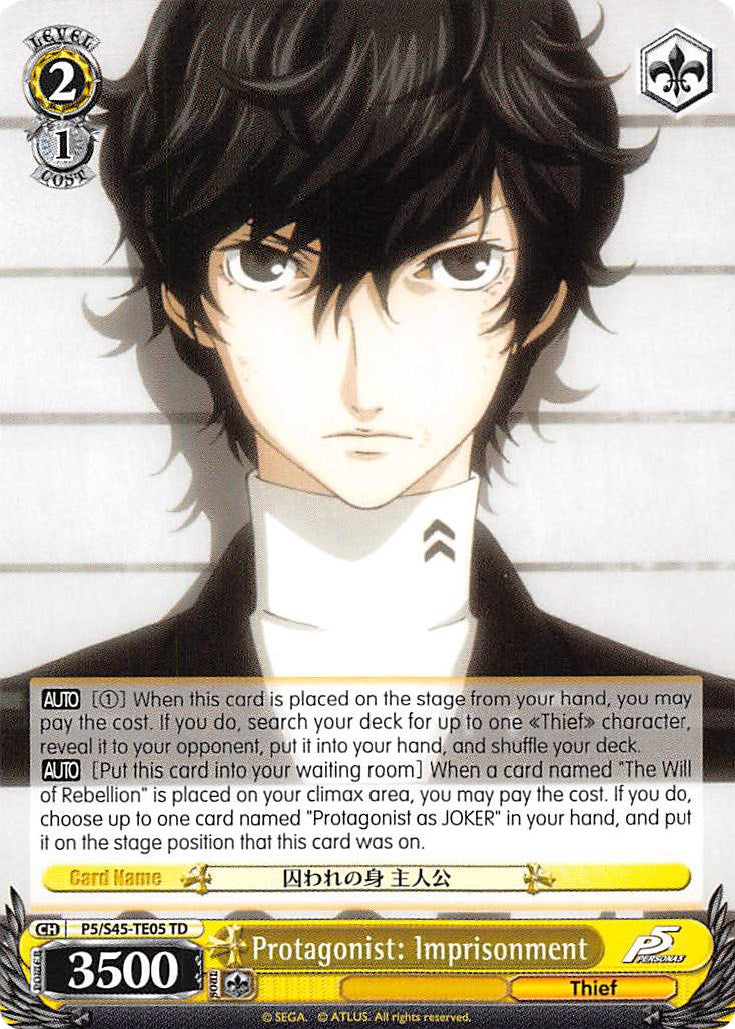 Image of Protagonist: Imprisonment (P5/S45-TE05 TD) [Persona 5]