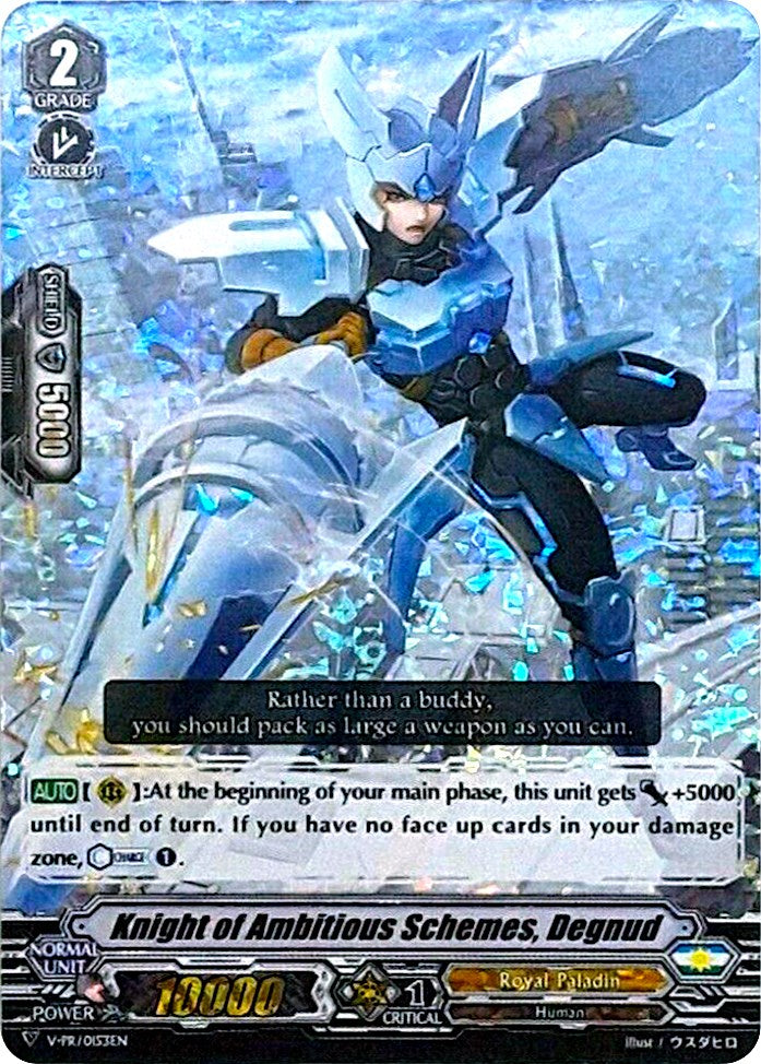 Image of Knight of Ambitious Schemes, Degnud (Parallel Foil) (V-PR/0153EN) [V Promo Cards]