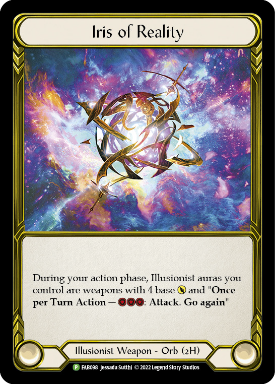 Image of Iris of Reality (Golden) [FAB098] (Promo)  Cold Foil