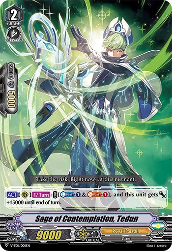 Image of Sage of Contemplation, Tedun (Parallel Foil) (V-TD11/005EN) [Altmile]