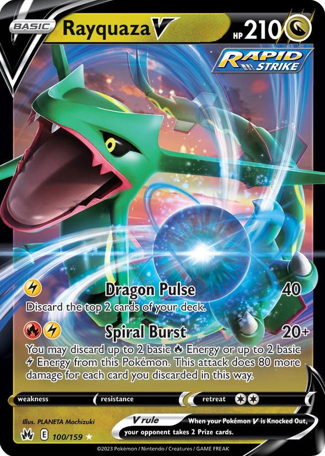 Image of Rayquaza V 100/159 (Jumbo Card) [Sword & Shield: Evolving Skies]