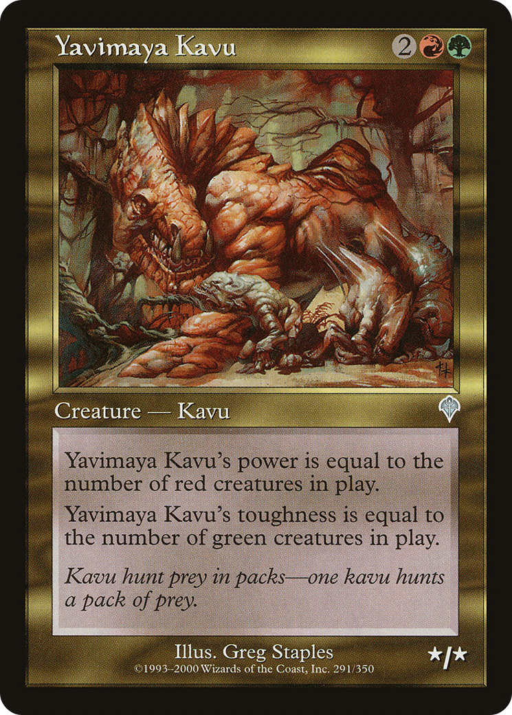 Image of Yavimaya Kavu [Invasion]