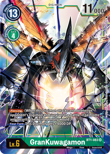 Image of GranKuwagamon [BT1-083] (Alternate Art) [Release Special Booster Ver.1.5]