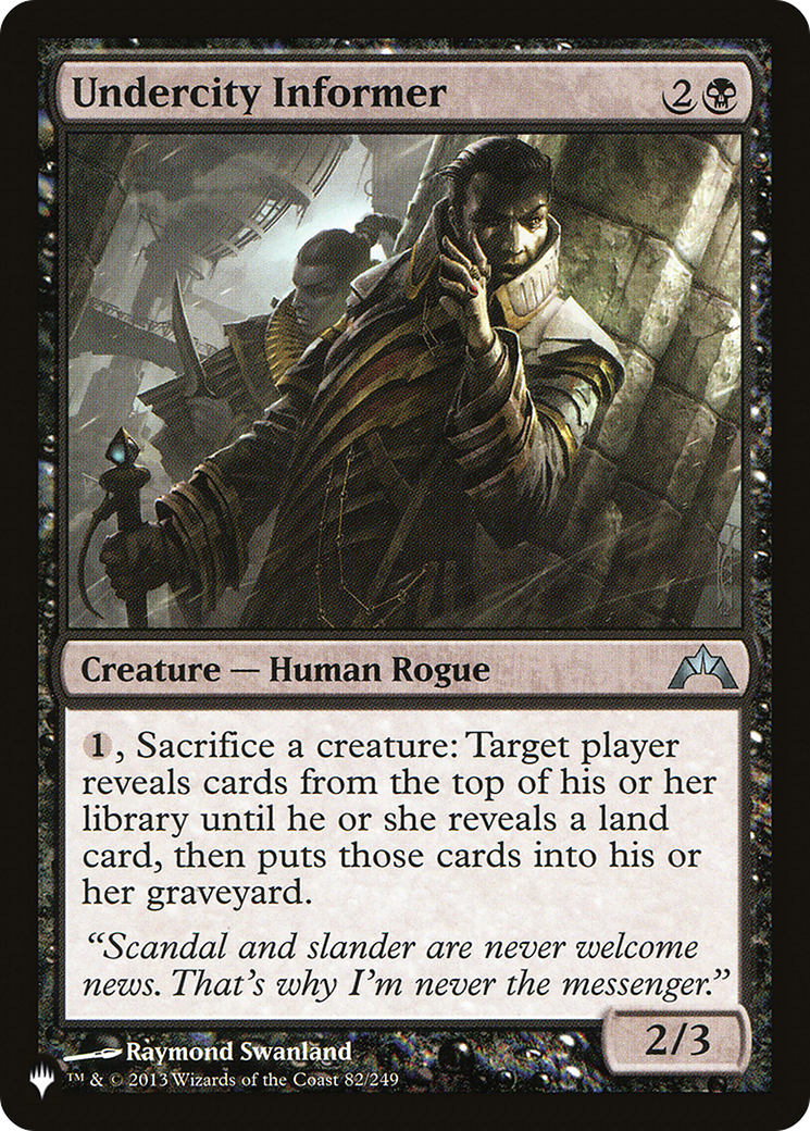 Image of Undercity Informer [The List]