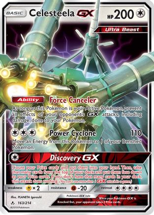 Image of Celesteela GX (163/214) [Sun & Moon: Unbroken Bonds]