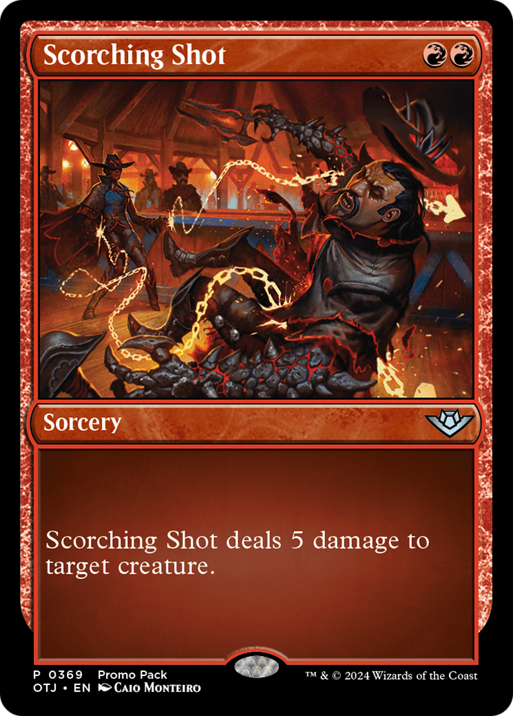Image of Scorching Shot (Promo Pack) [Outlaws of Thunder Junction Promos]