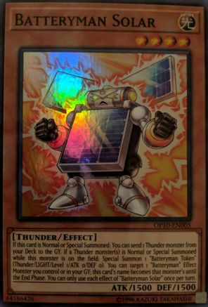 Image of Batteryman Solar [OP10-EN005] Super Rare