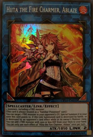 Image of Hiita the Fire Charmer, Ablaze [OP10-EN010] Super Rare