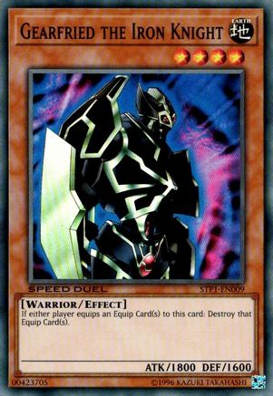 Image of Gearfried the Iron Knight [STP1-EN009] Super Rare