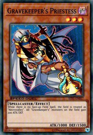Image of Gravekeeper's Priestess [STP1-EN017] Super Rare